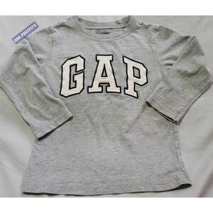 Baby Gap‎ Playtime Favorites 3T Long Sleeve Tshirt Gray White Blue